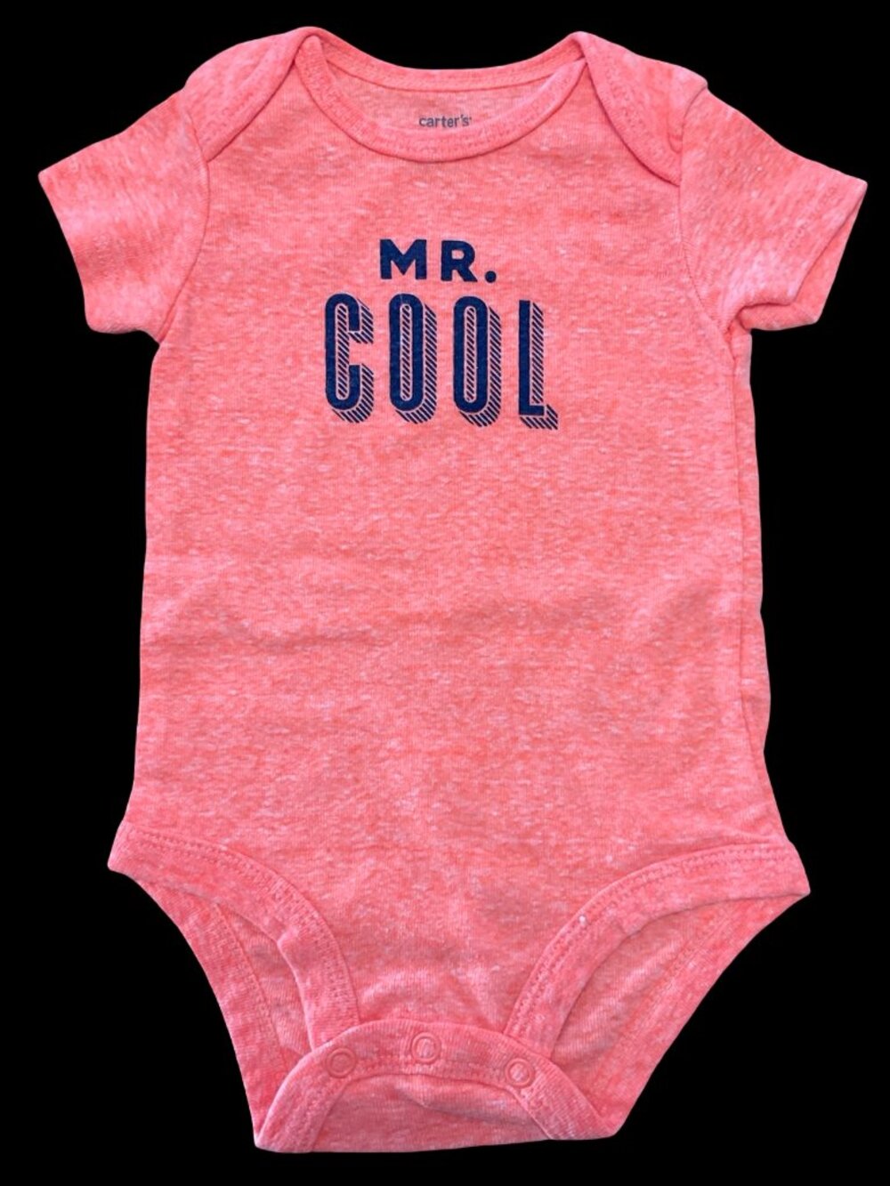 🌻10/$25 - Neon Orange "Mr. Cool" Onesie